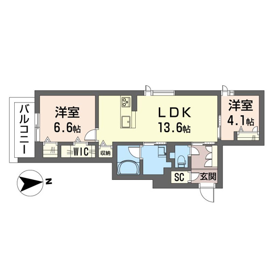 【間取り】 | セルディーナ天神