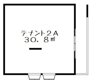 大津市石山寺３丁目の店舗一部の間取り