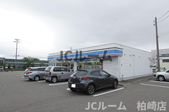 柏崎市半田１丁目のアパートの周辺