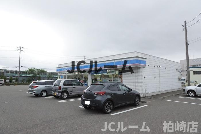 柏崎市半田１丁目のアパートの周辺