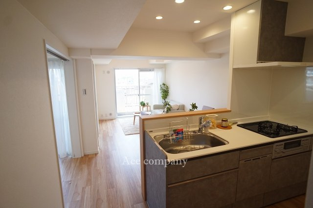 【居間・リビング】 | スペリオ北田辺 | 【LDK：約11.7帖】