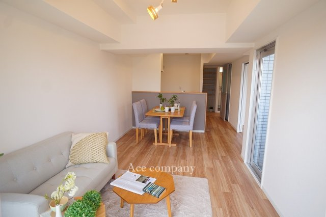 【居間・リビング】 | スペリオ北田辺 | 【LDK：約11.7帖】