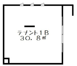 大津市石山寺３丁目の店舗一部の間取り