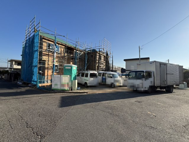 中央台４丁目　第１期　２号棟の前面道路含む現地写真