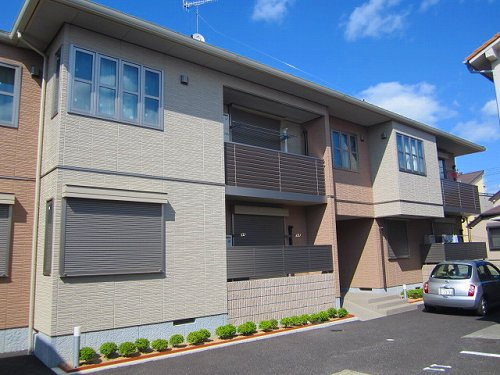明石市鳥羽のアパートの外観