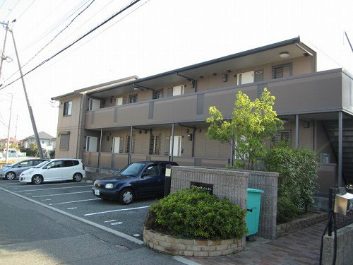 神戸市西区伊川谷町長坂のアパートの外観