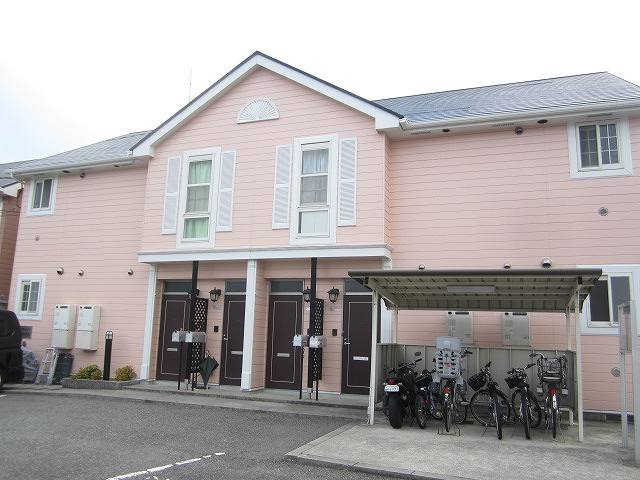 明石市大久保町福田のアパートの外観