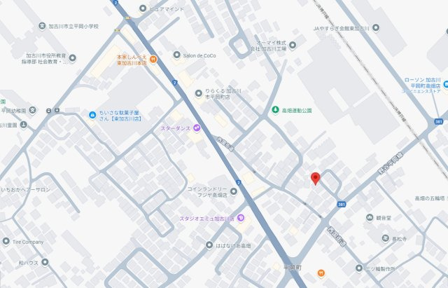 【地図】 | 加古川市平岡町高畑　中古戸建