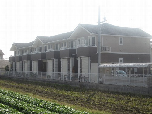 明石市松江のアパートの外観