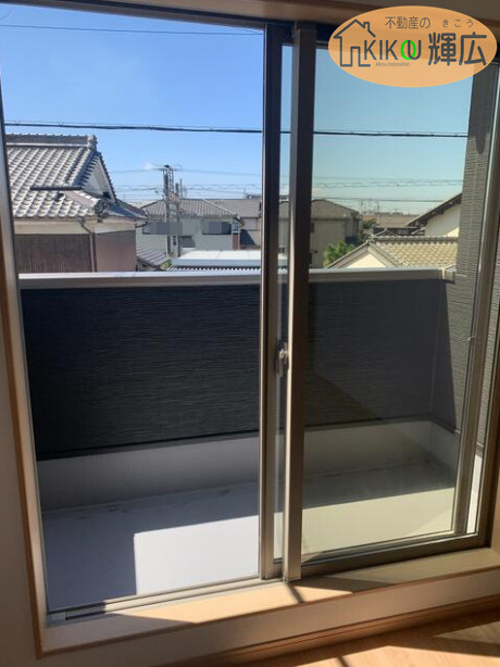 姫路市飾磨区中島　新築のバルコニー