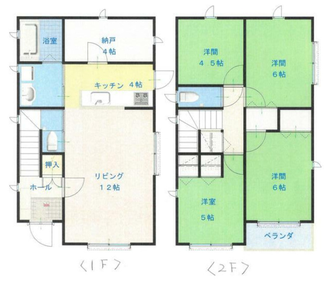 【間取り】 | 姫路市飾磨区中島　新築 | 4LDK＋納戸です。