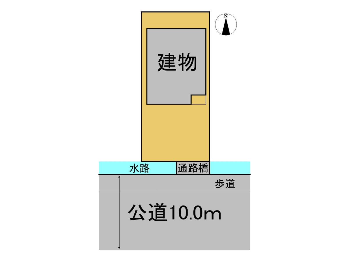 中古戸建　大垣市草道島町　平成3年築の区画図