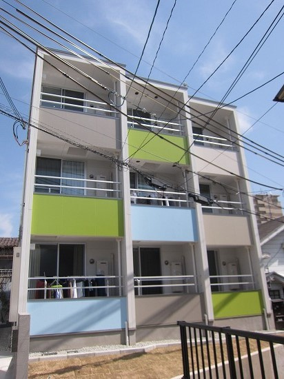 神戸市須磨区北町３丁目のアパートの外観