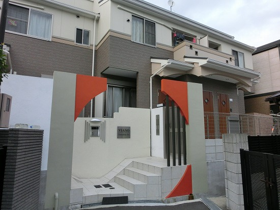 神戸市長田区山下町２丁目のアパートの外観