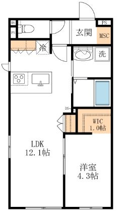 ベルフラット入谷サイドの間取り|旭化成ヘーベルメゾン　ペット共生シリーズ　ZEH-M対応