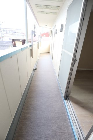 大阪市城東区野江３丁目の賃貸マンションのバルコニー