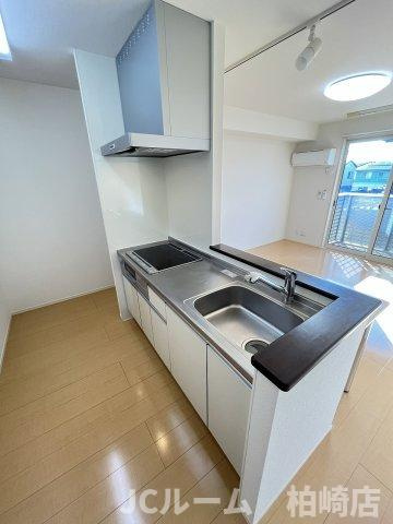 柏崎市豊町のアパートのキッチン