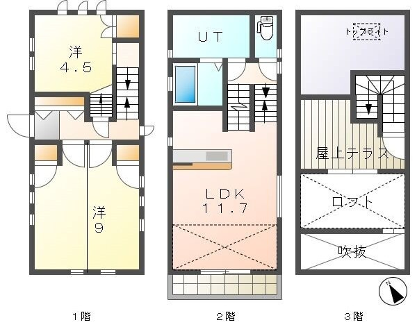 千種区日和町一丁目の間取り