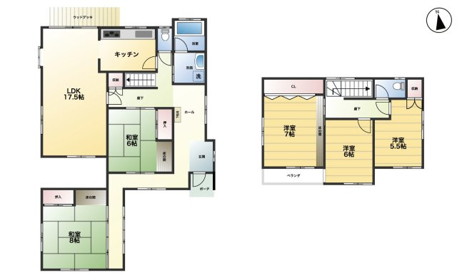【間取り】 | 東松山市桜山台　中古戸建