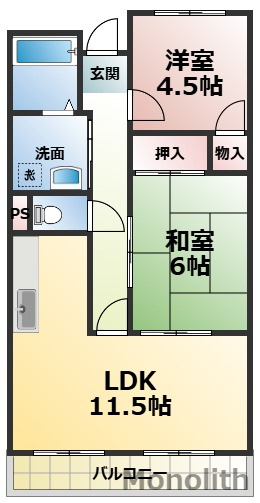 ピュアビレッジの間取り