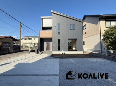 【外観】 | 高崎市新保町　新築住宅 | 現地ご案内ツアー開催中！早朝やお仕事帰りのご見学にもすぐ対応致します！見学ご予約はコアライブまでお気軽にお問い合わせ下さい！