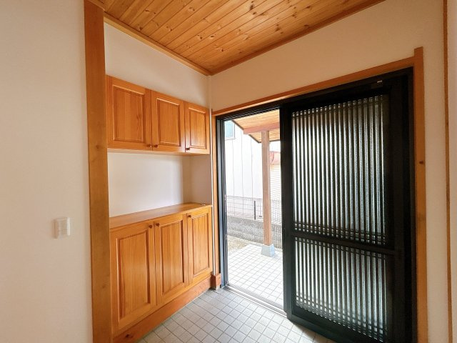 中古戸建　郡山市安積町荒井字北大部の玄関