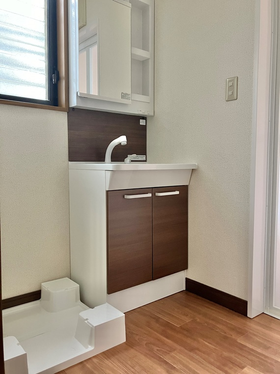 石神井台戸建の洗面所