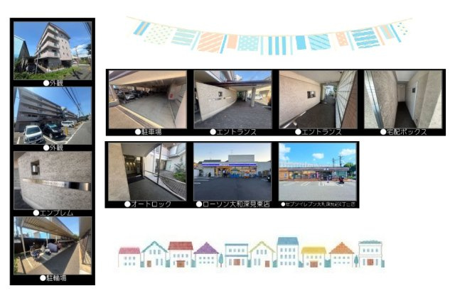 【内装】 | ショッピングモールまで近く、お買い物に便利な立地♪
南向きのため、陽当たり良好です☆