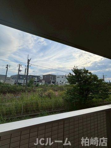 柏崎市豊町のアパートの展望