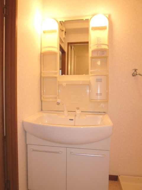 アルカディアロイヤルの洗面所|広い洗面スペース