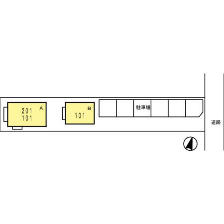 デルニエ　アビテAの区画図