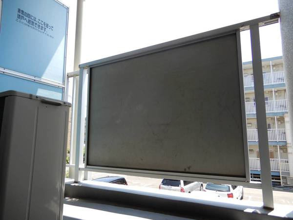 ビレッジハウス葛ノ葉2号棟のバルコニー|ビレッジハウスの同一物件・同一タイプの間取りの写真です