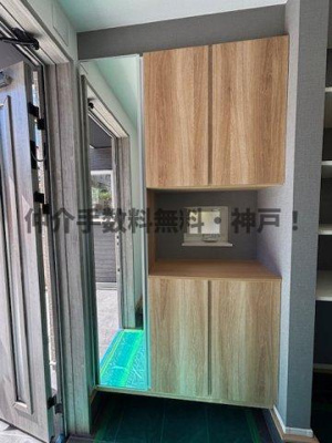 【玄関】 | 神戸市西区秋葉台2丁目　新築戸建　仲介手数料無料！ | きれいな玄関です