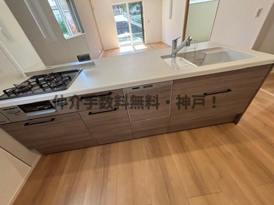 【キッチン】 | 神戸市西区秋葉台2丁目　新築戸建　仲介手数料無料！ | 使いやすいキッチンです