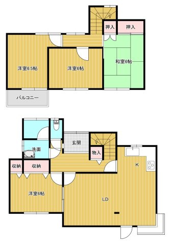 【間取り】 | 比企郡鳩山町松ヶ丘三丁目　【中古戸建】