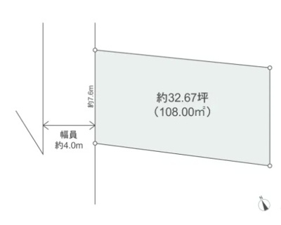 【外観】 | 高槻市安岡寺町２丁目　建築条件なし土地