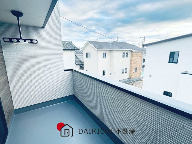 【バルコニー】 | 鴻巣市天神第5期　ワイウッドコート　新築戸建　全4棟　2号棟