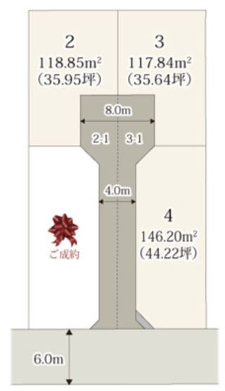 【区画図】 | 鴻巣市天神第5期　ワイウッドコート　新築戸建　全4棟　2号棟