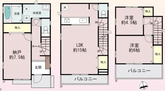 【間取り】 | 浜町　新築戸建