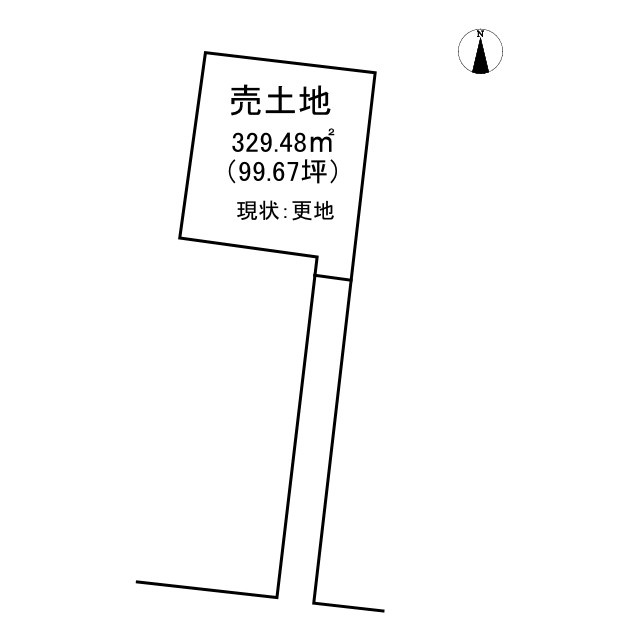 大字小松字上川原の土地図