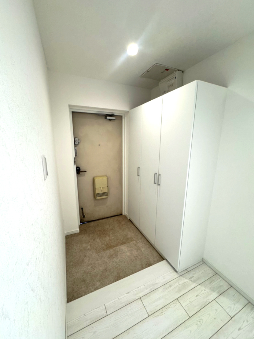 朝日プラザ魚崎北町の居間・リビング|前面棟がないため、解放感のある南側パノラマビュー