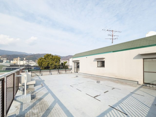 朝日プラザ魚崎北町のバルコニー