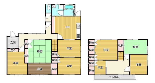 桜木町　中古住宅の間取り