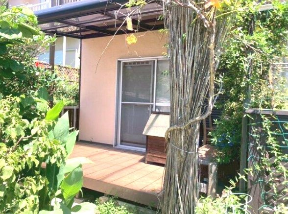 八街市八街は　中古戸建の庭|藤の台分譲地内　南公道　カーポート1台 ４LDK ユニットバス閑静な分譲地内