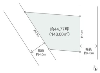 【外観】 | 高槻市安岡寺町２丁目　建築条件なし土地