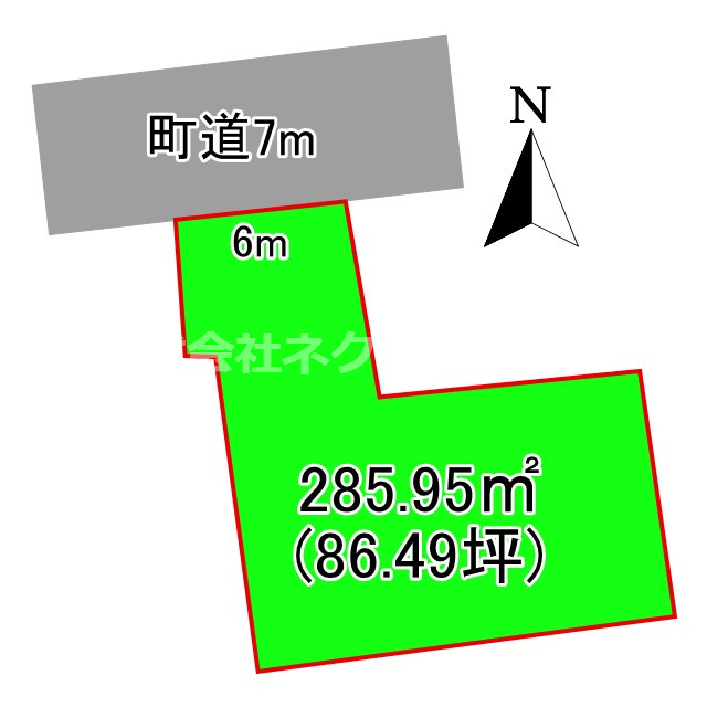 【売地】中山町長崎新田町
