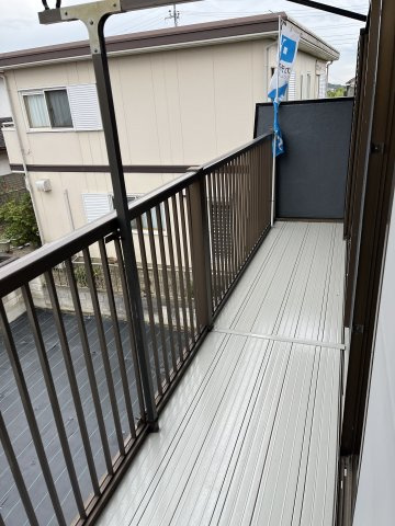 桜川市友部　のバルコニー