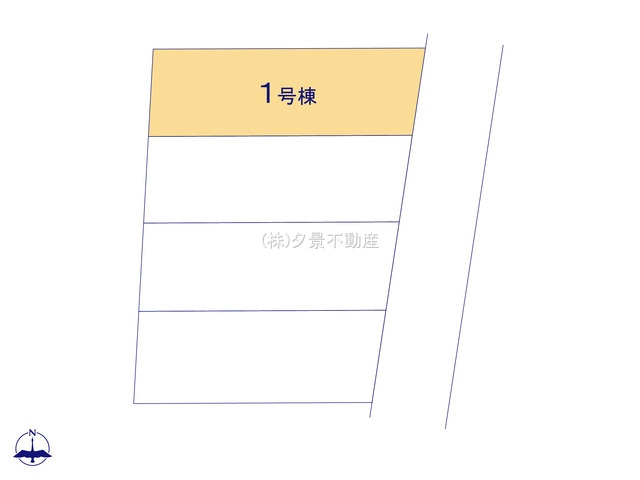 【区画図】 | 《仲介手数料無料》北区日進町２丁目1288-2(1号棟)新築一戸建てメルディア