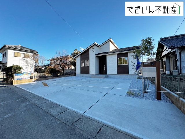 【前面道路含む現地写真】 | blooming garden本庄市今井　【平屋】新築住宅 | 現地(2025年11月撮影)