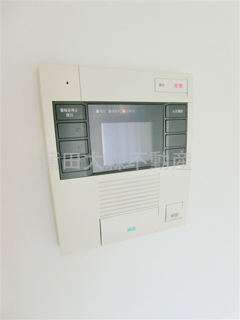 レジデンス大森の設備|TVモニター付オートロック　インタ―ホン